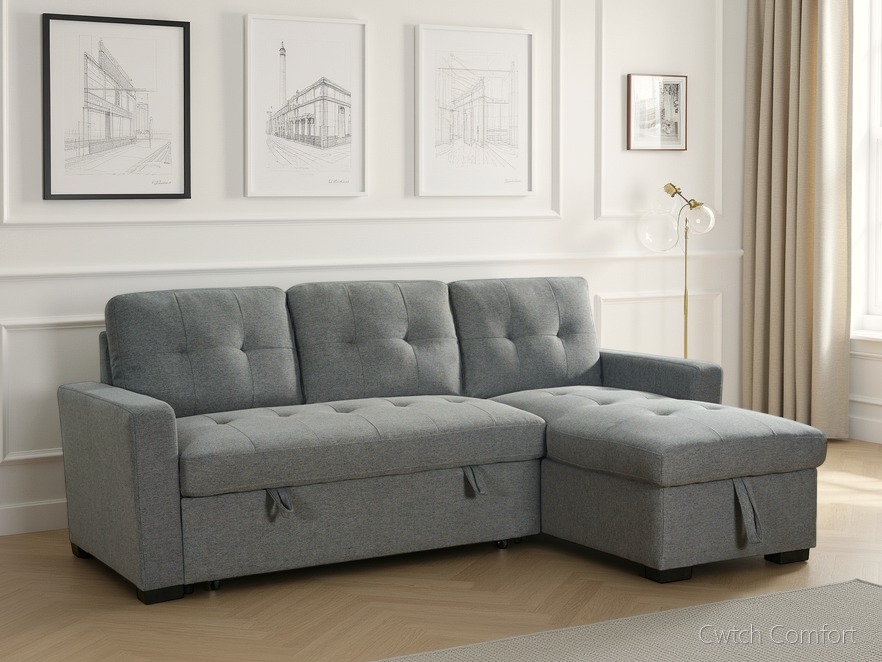 Alder Sofabed Grey Universal Corner