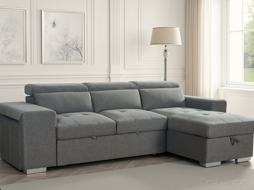 Artemis Sofabed Grey Universal Corner