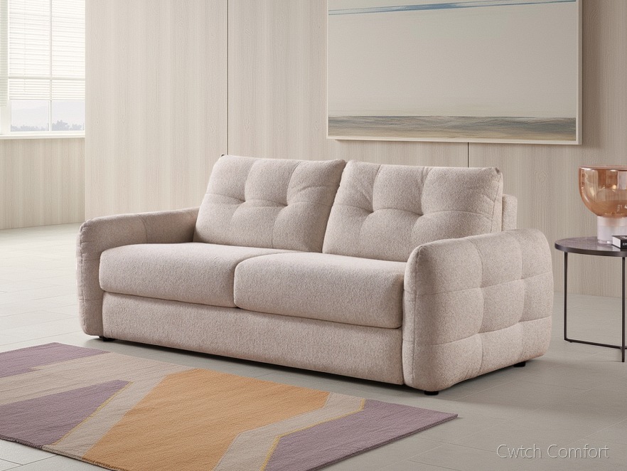 Athens Sofabed Beige 3 Seater