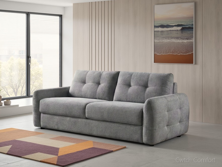 Athens Sofabed Grey 3 Seater