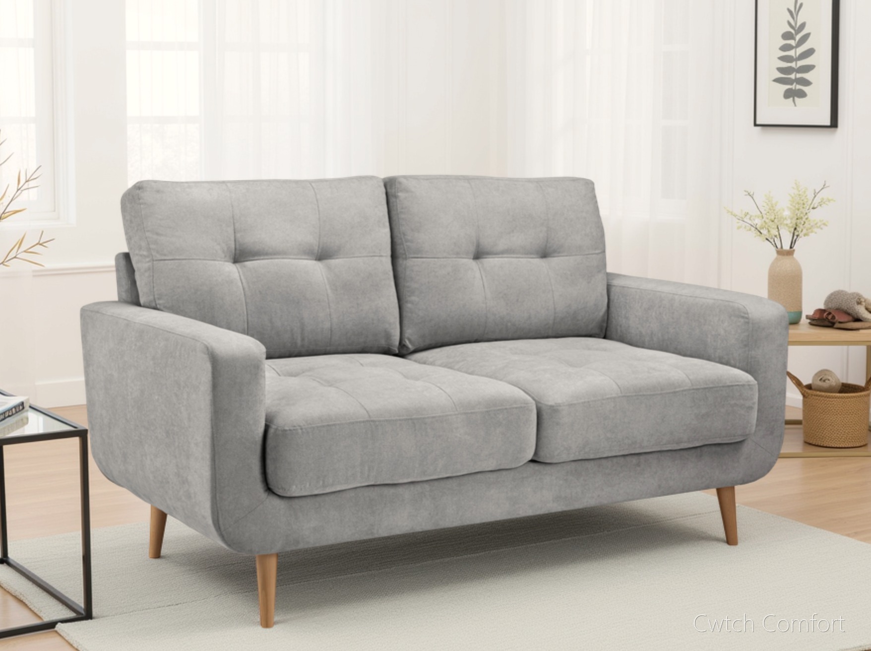 Aurora Sofa Grey 2 Seater