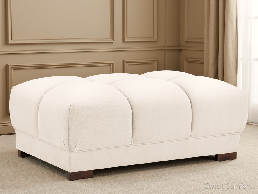 Azzuro Sofa Cream Footstool