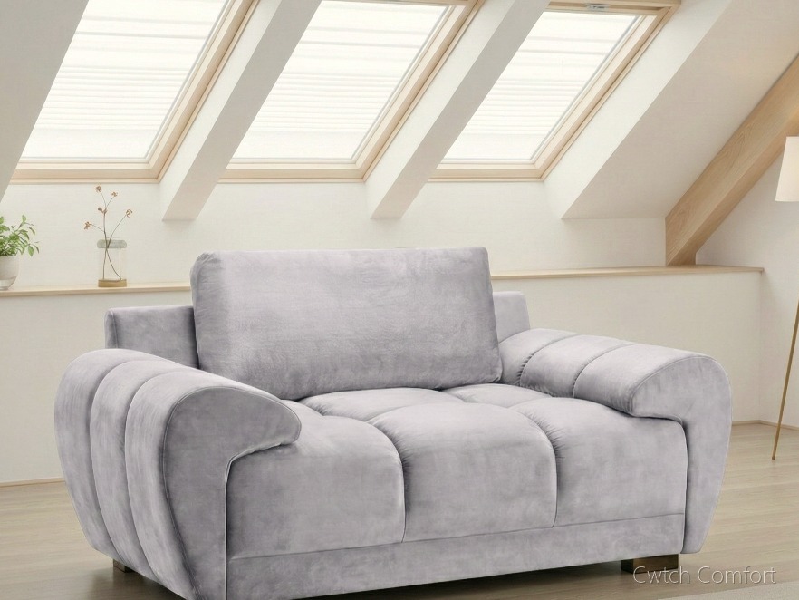 Azzuro Sofa Grey Armchair
