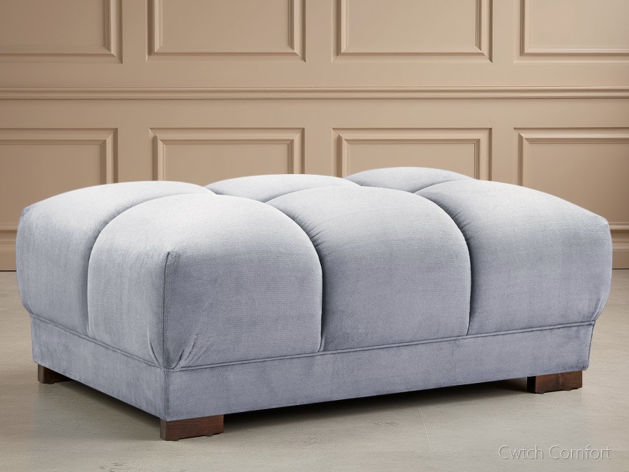 Azzuro Sofa Grey Footstool