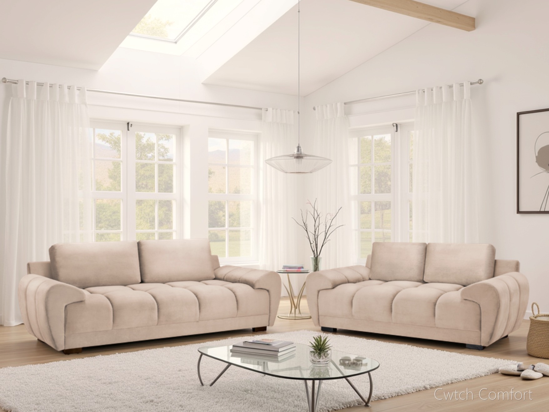 Azzuro Sofa Mocha 3+2 Set