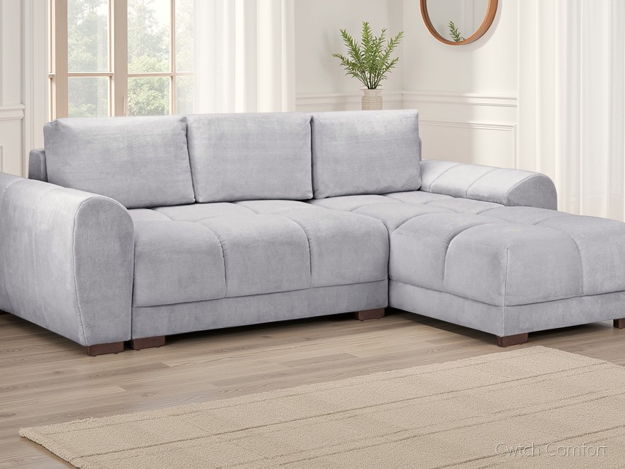 Azzuro Sofabed Grey Universal Corner